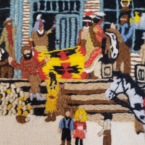 Timberline Jacks Trading Post Embroidered Tapestry 20x16 in General Store Decor - Picture 8 of 15